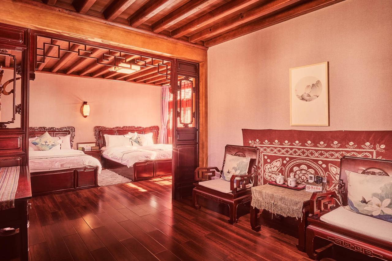 Shaxi Aoding Courtyard Bed & Breakfast Jianchuan ภายนอก รูปภาพ
